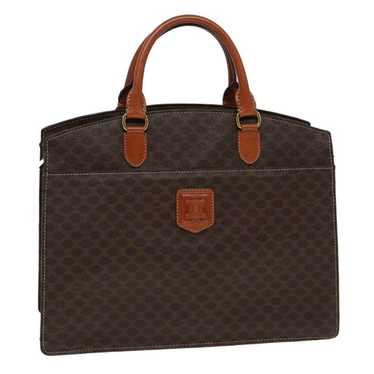 Celine CELINE Macadam Canvas PVC Leather Brown - image 1