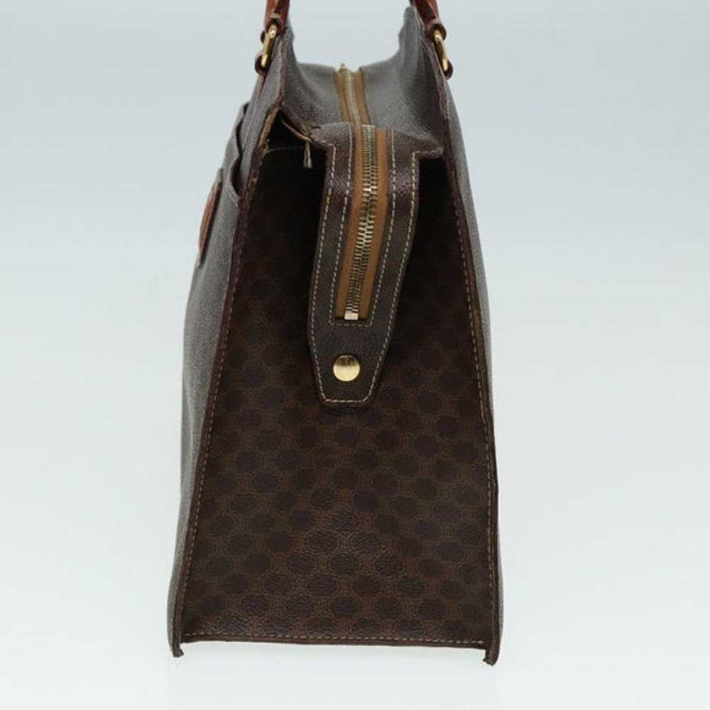 Celine CELINE Macadam Canvas PVC Leather Brown - image 3