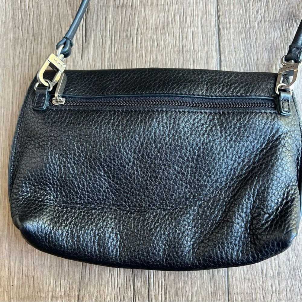 Fossil Monica turnlock pebble leather crossbody v… - image 4