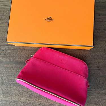 HERMES Bolide Mini Pouch Hibiscus