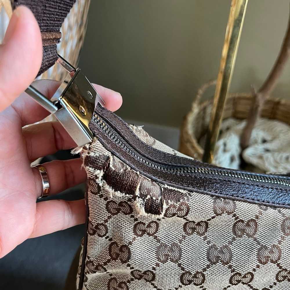 original gucci 2 way bag - image 4