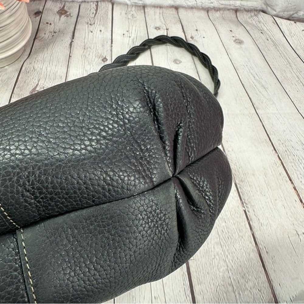 vintage brighton leather black shoulder bag purse… - image 3