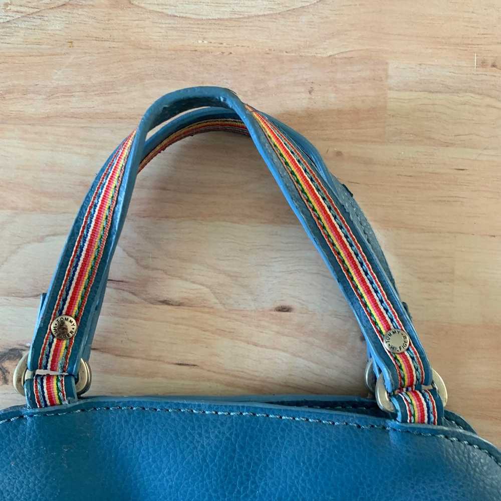 Vintage Tommy Hilfiger Blue Purse - image 2