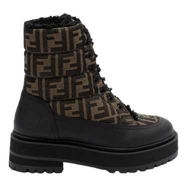 Fendi Leather biker boots - image 1