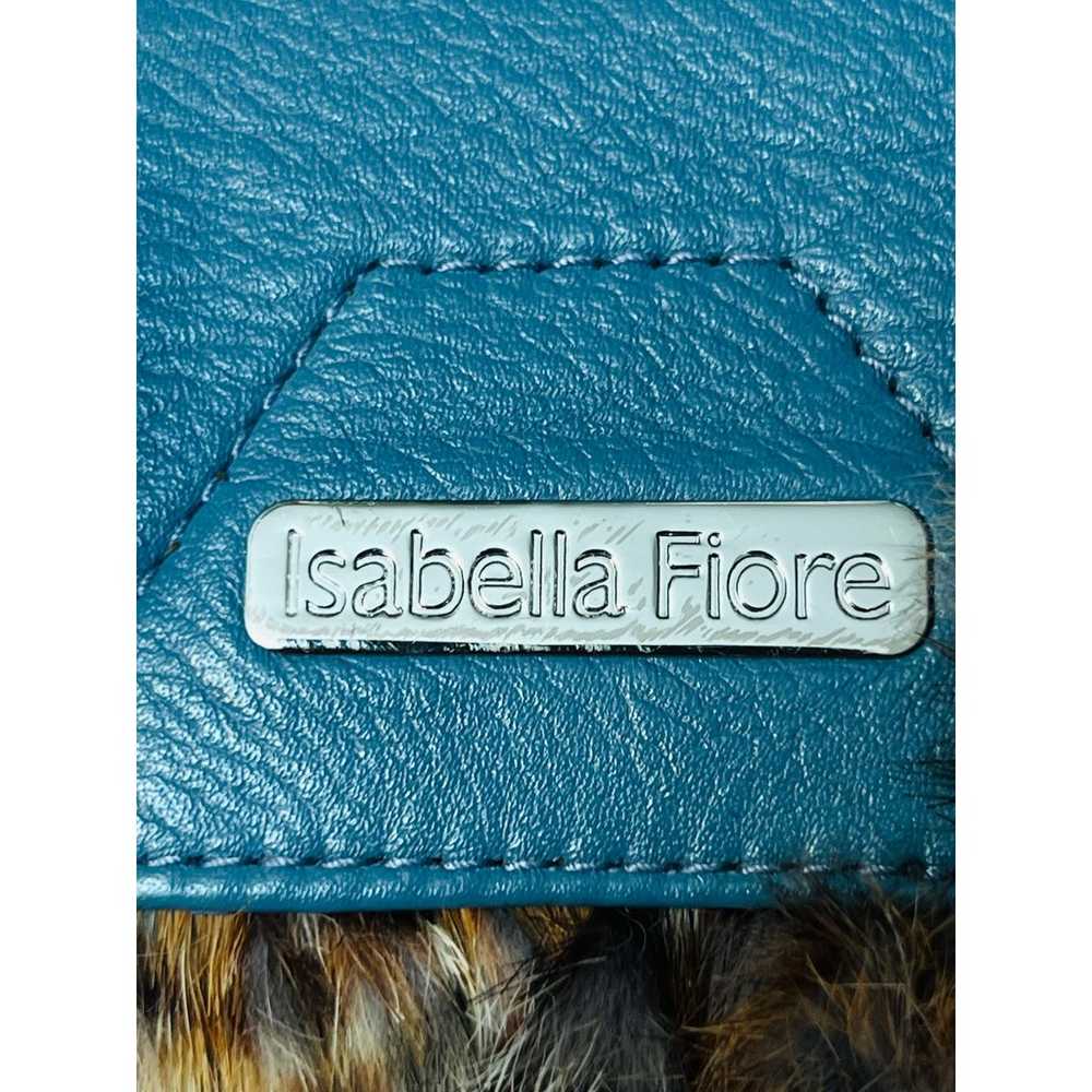 Isabella Fiore Rabbit Fur Shoulder Bag Leather Vi… - image 7