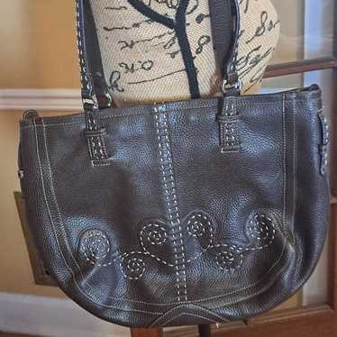 Brighton Vintage Leather Shoulder Bag