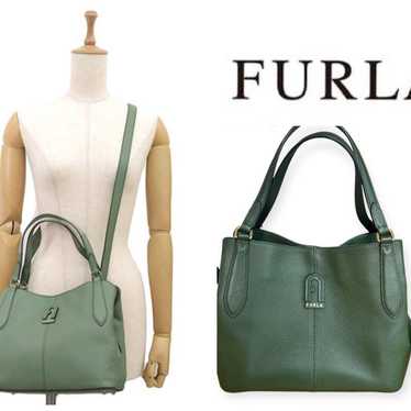 【Superb Item】 FURLA Daphne Shoulder Bag Tote Bag 2