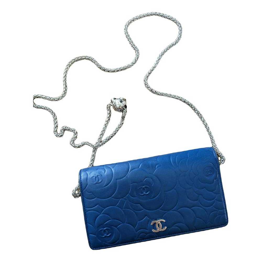 Chanel Wallet On Chain Double C leather crossbody… - image 1