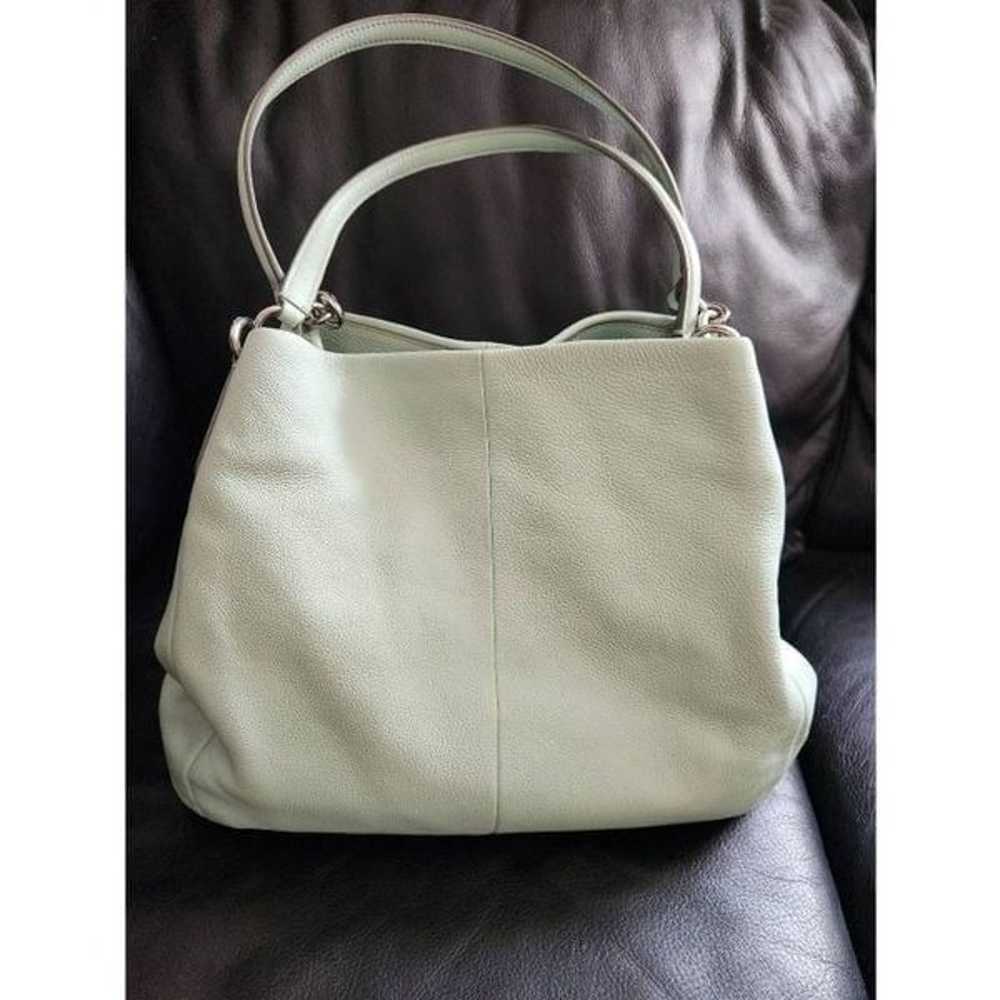 COACH Gorgeous Mint green Color shoulder bag with… - image 1