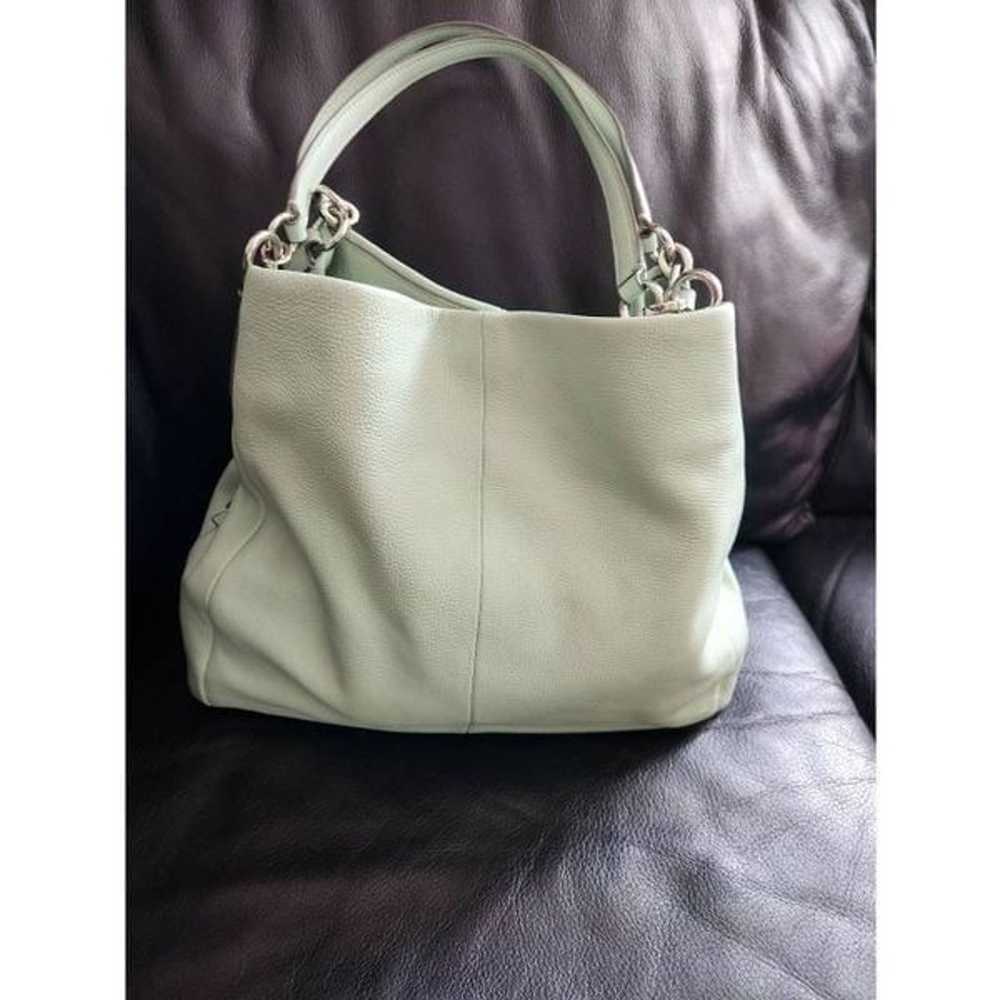 COACH Gorgeous Mint green Color shoulder bag with… - image 2