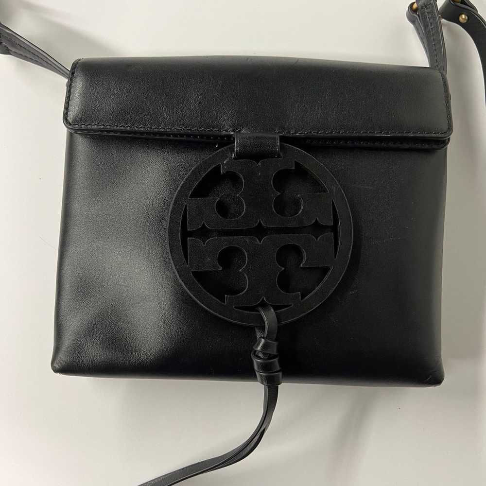 Authentic Tory Burch Miller crossbody black leath… - image 1