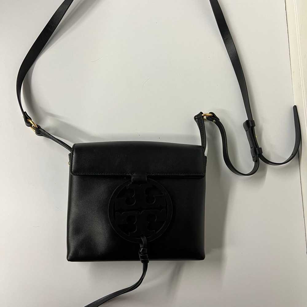 Authentic Tory Burch Miller crossbody black leath… - image 2