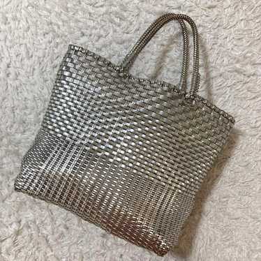 ANTEPRIMA INTRECCIO WIRE BAG SMALL SILVER