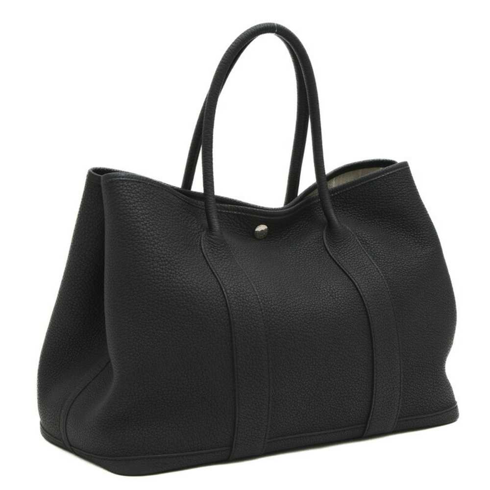 Hermes Hermes Garden PM 36 Handbag Negonda Black … - image 2