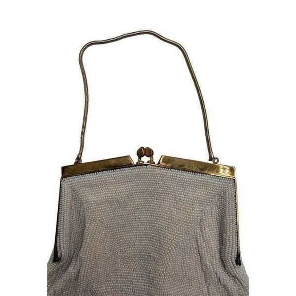 Vintage - Walborg Beaded Mother of Pearl Handbag - image 5