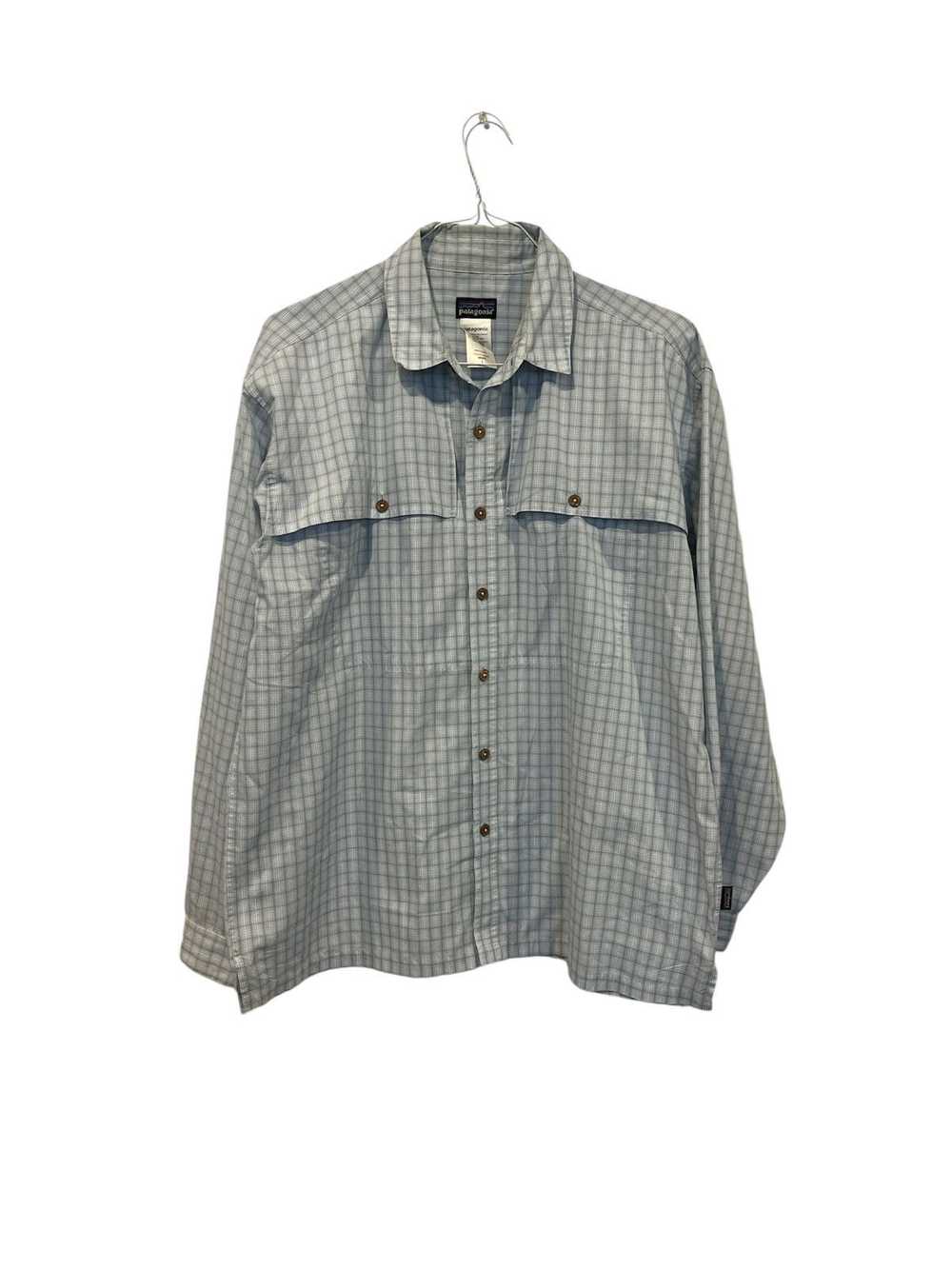 Patagonia Patagonia Men’s Size Large Blue Check V… - image 1