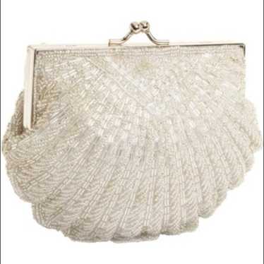 La Regale beaded vintage satin beaded crossbody