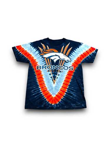 NFL × Vintage Vintage Denver Broncos tie dye t-shi