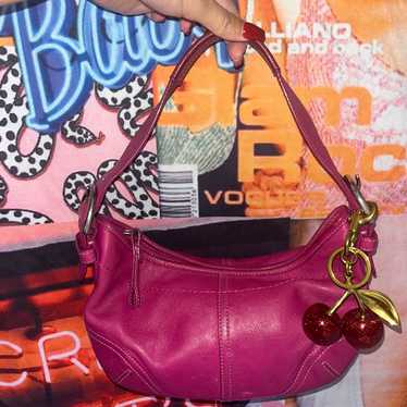 Y2k Pink Coach Hobo Shoulder Bag - image 1