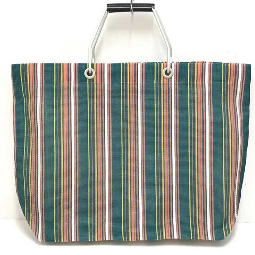 MARNI Marni tote bag Stripe Mesh Flower Cafe Green - image 2