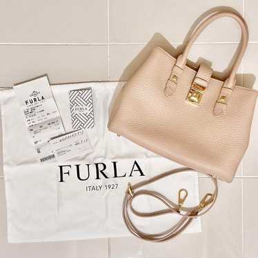 FURLA JOANN S TOTE  2way handbag shoulder bag. - image 1