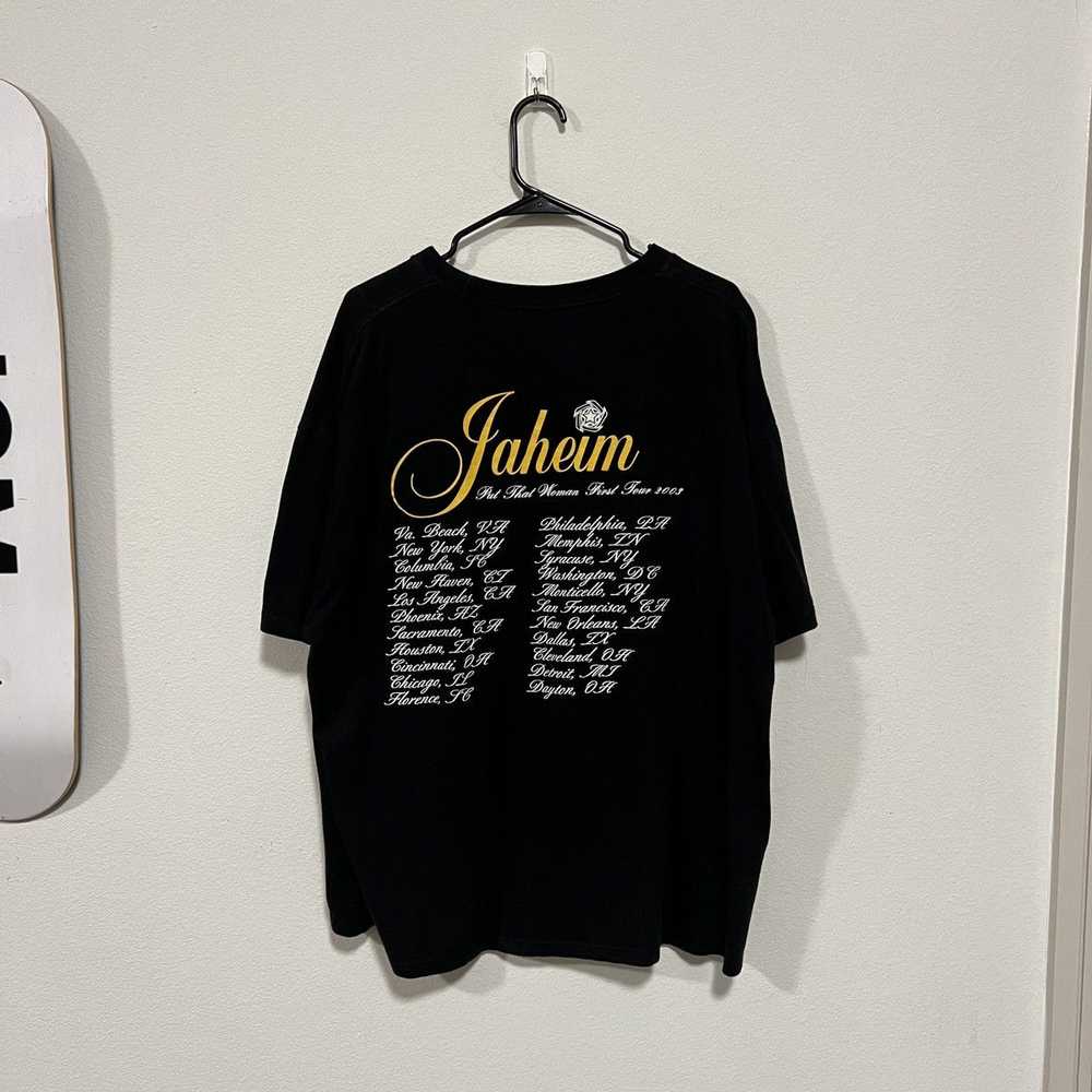 Band Tees × Vintage vintage jaheim 2003 tour t sh… - image 4