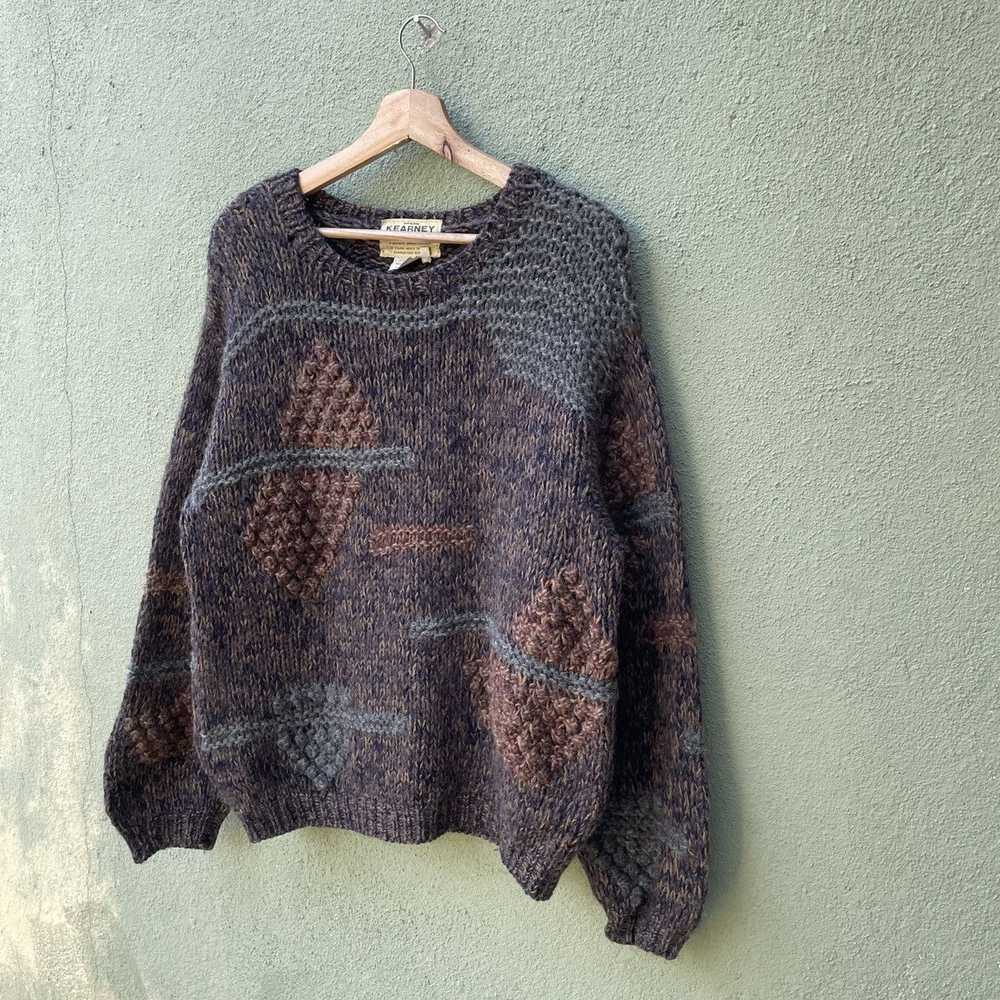 Aran Isles Knitwear × Coloured Cable Knit Sweater… - image 2