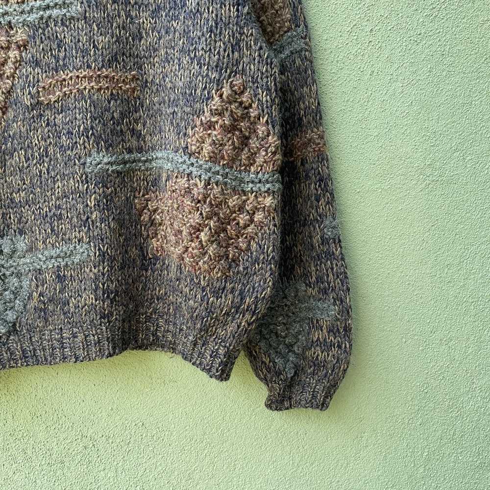 Aran Isles Knitwear × Coloured Cable Knit Sweater… - image 5