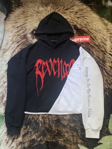 Revenge 2018 Revenge Embroidered Split Hoodie