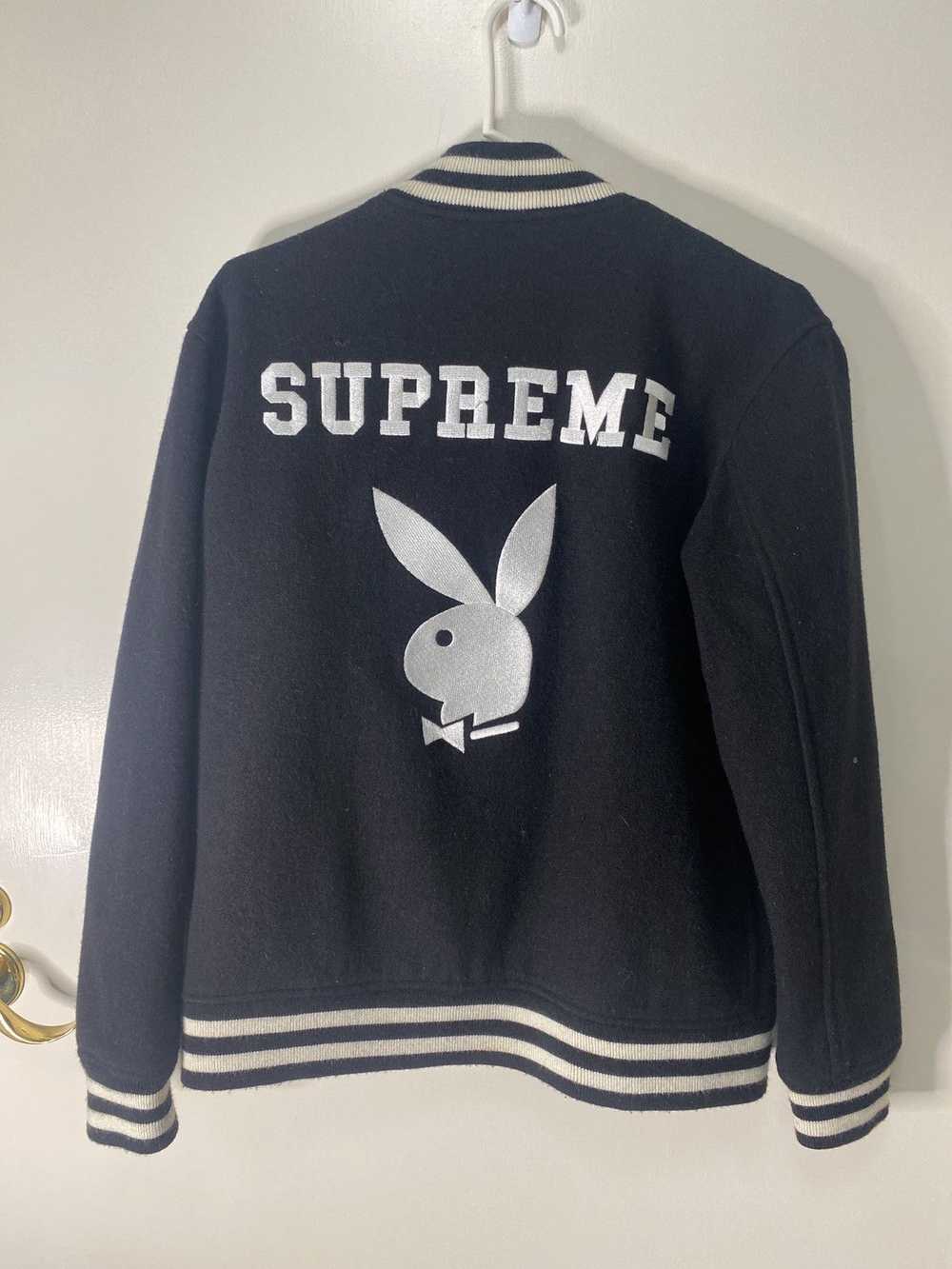 Playboy × Supreme Supreme x playboy varsity jacket - image 2