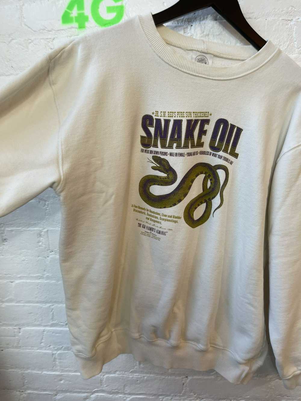 Vintage Vintage 90s SNAKE OIL Sweater Pullover Sw… - image 2