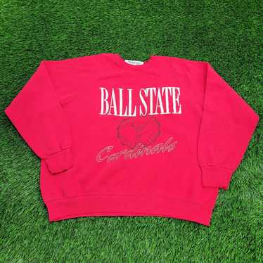 Vintage Vintage Ball State Cardinals Sweatshirt W… - image 1