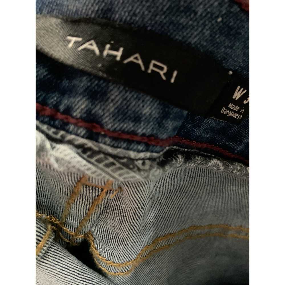 Tahari Blue Men's Ankle Jeans - Size 36x32 - image 3