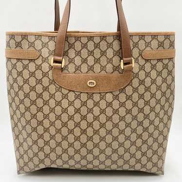 Gucci tote bag in PVC GG Supreme leather, brown. - image 1