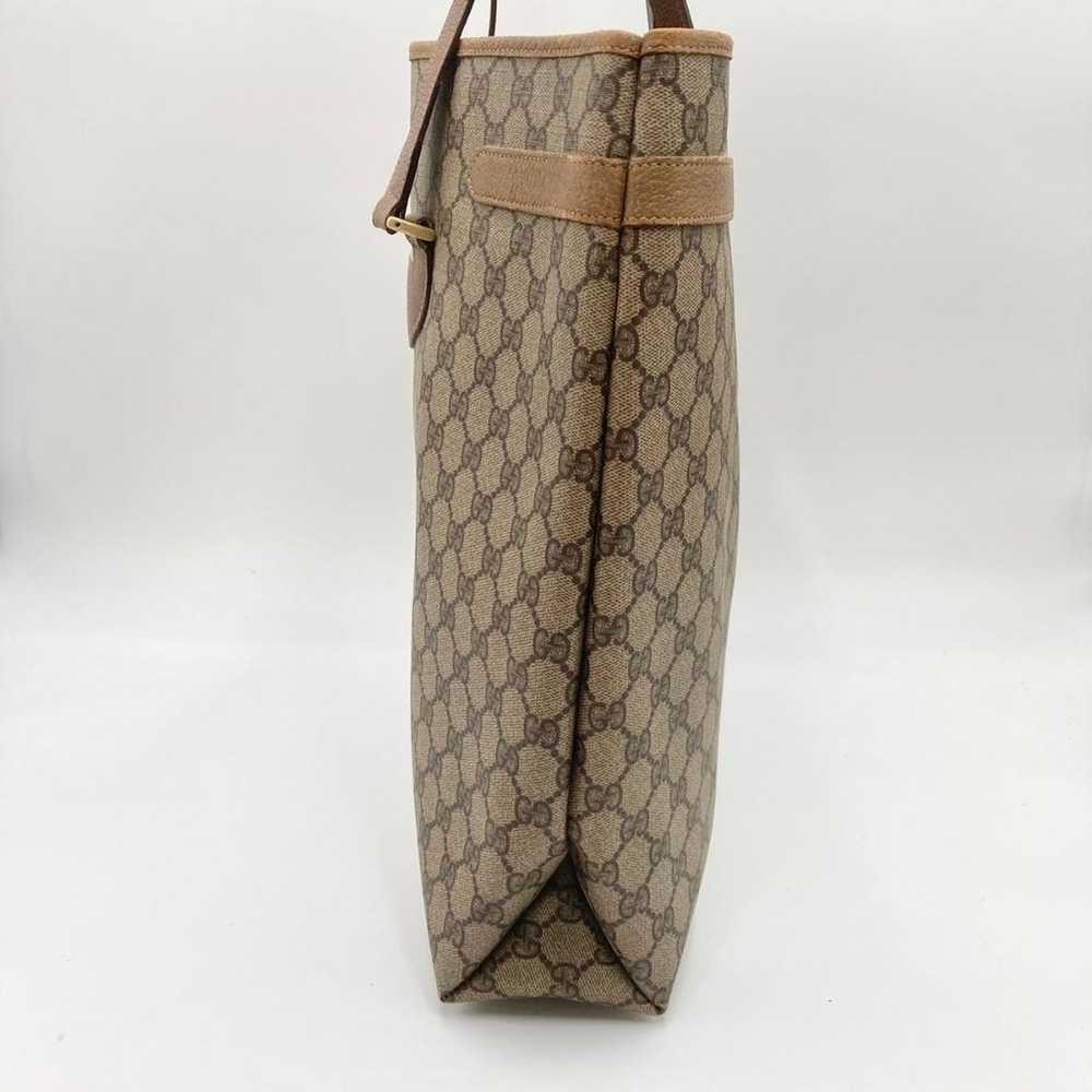 Gucci tote bag in PVC GG Supreme leather, brown. - image 3