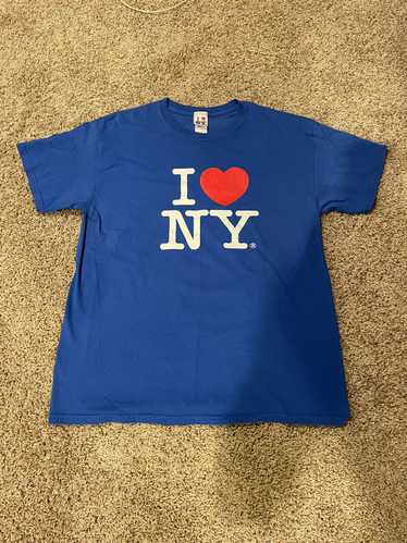 I Love Ny × Vintage I love NY Blue T Shirt