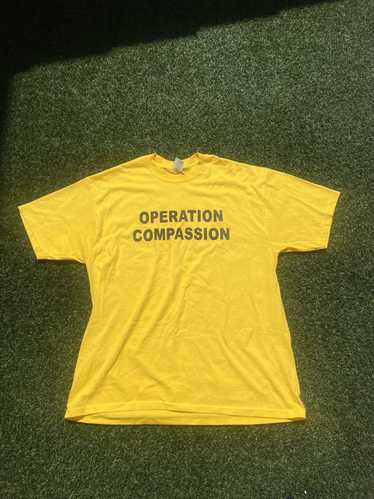 Vintage VTG 00’s Operation Compassion Yellow Tee