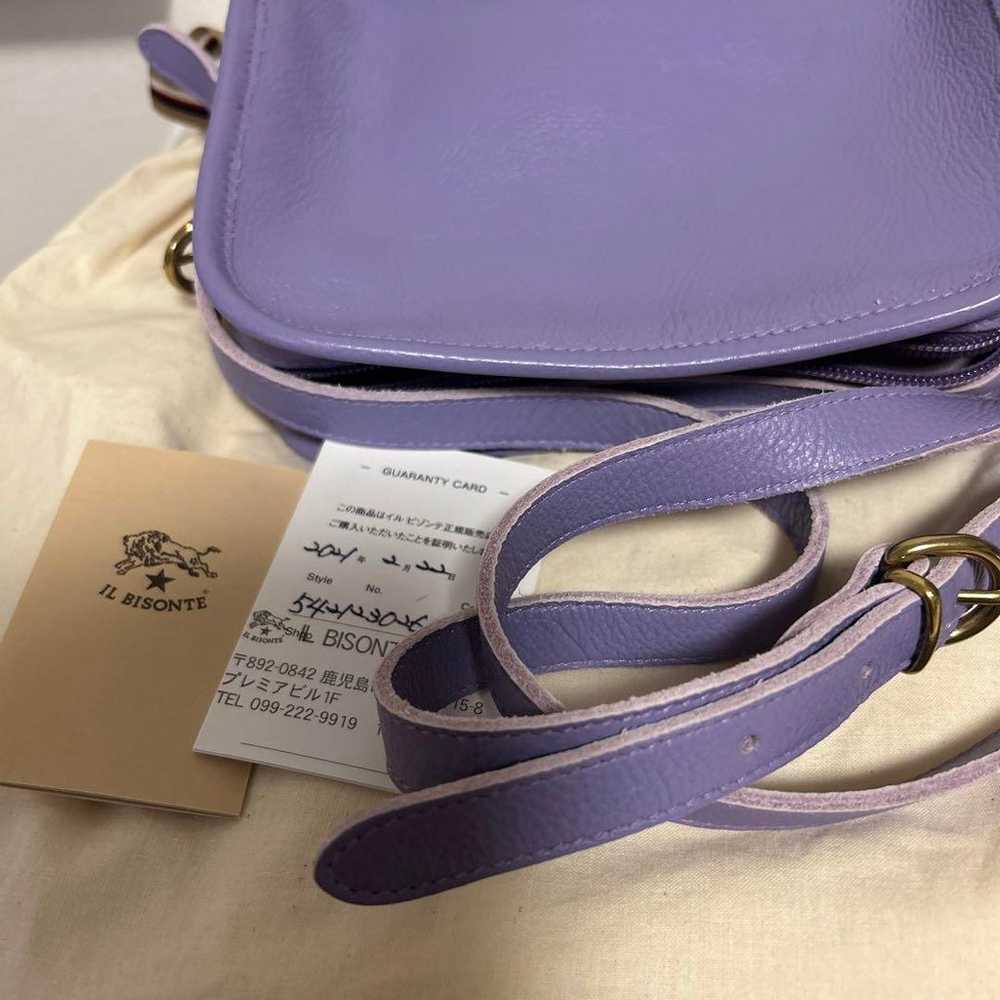 Il Bisonte 2way shoulder bag in lavender, limited… - image 7