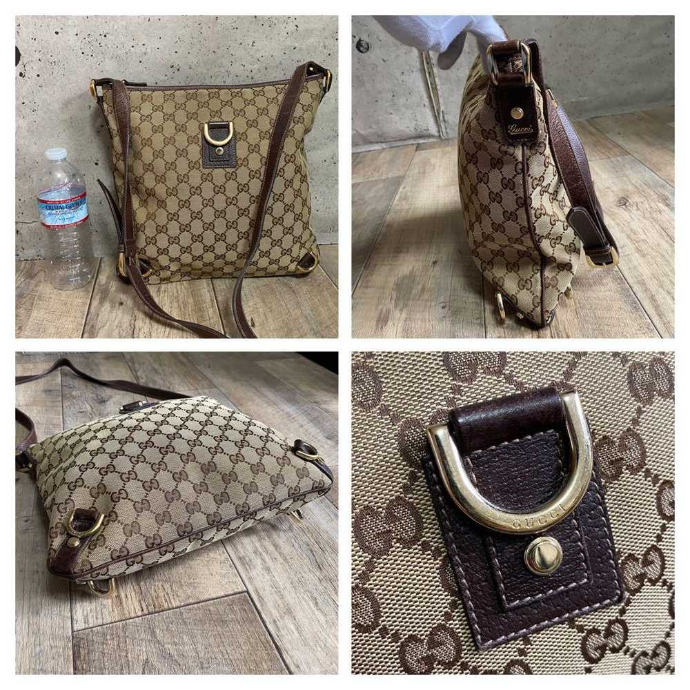 Authentic Gucci Gg Canvas Shoulder Bag Abby Cross… - image 5