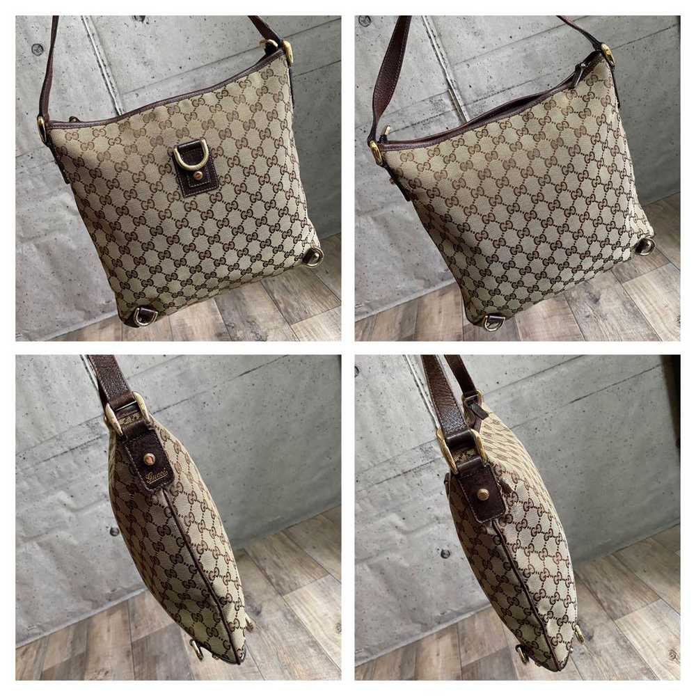 Authentic Gucci Gg Canvas Shoulder Bag Abby Cross… - image 6