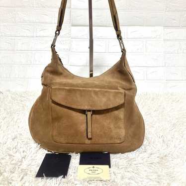 PRADA one-shoulder shoulder bag suede