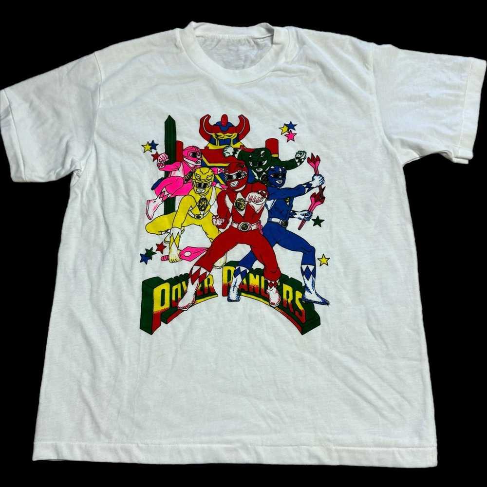 Vintage 90s Mighty Morphin Power Rangers Shirt Sm… - image 1