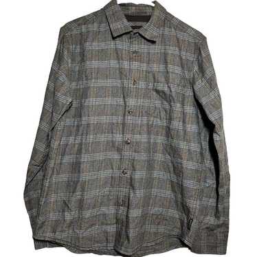 Prana prAna Alabaster Flannel Button Down Collared