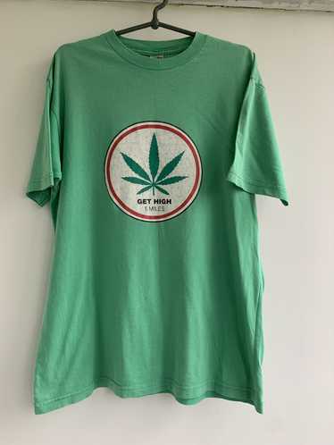 Psyche Delic × Streetwear × Vintage Vintage Weed T