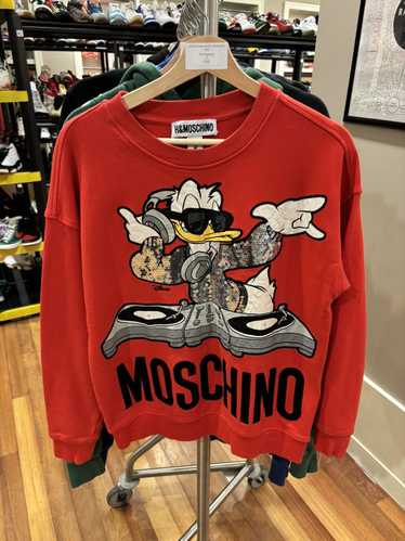 H&M × Moschino H&Moschino Duck Crewneck ‘Red’