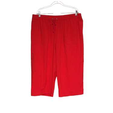 Lane Bryant Red Plus Size Capri Pants - Size 20