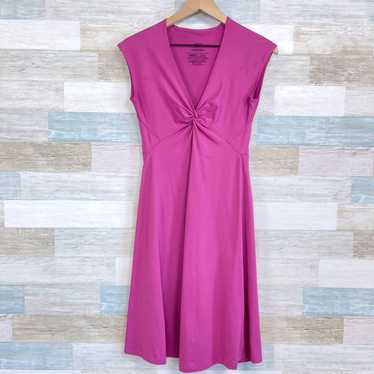 Patagonia Bandha Twist Front Dress Pink Slim Fit … - image 1