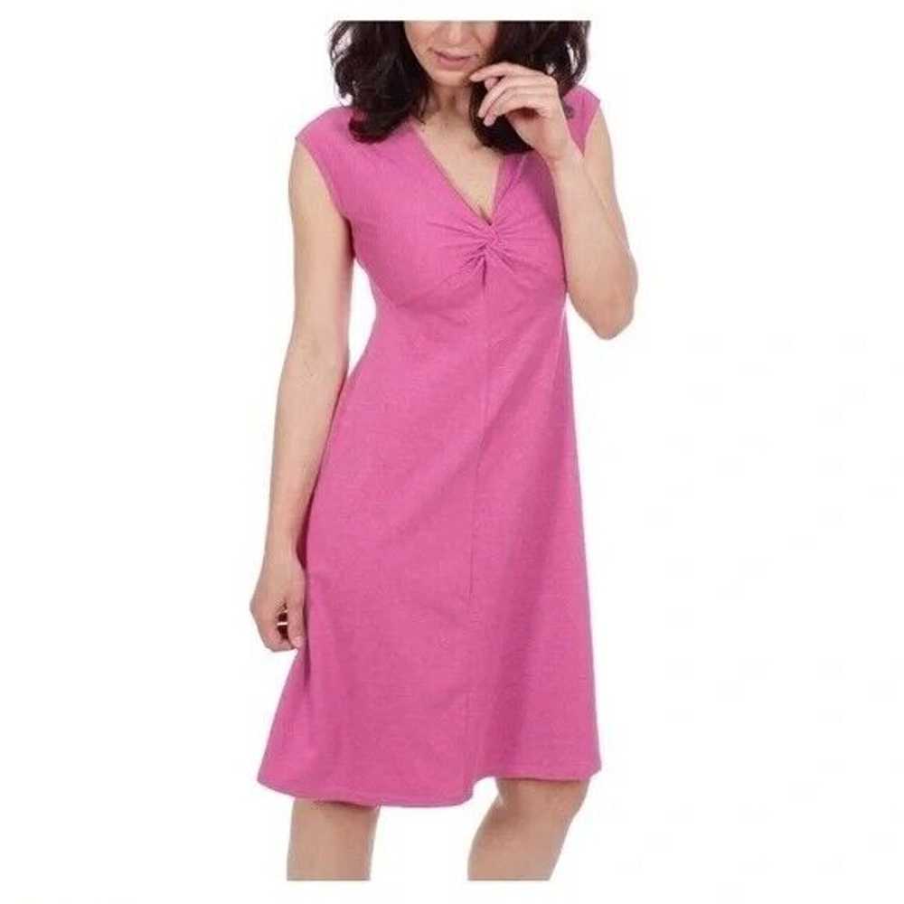 Patagonia Bandha Twist Front Dress Pink Slim Fit … - image 6