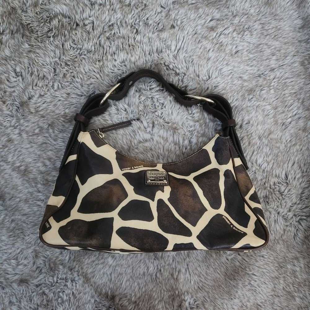 Dooney & Bourke Authentic Giraffe Print Leather S… - image 2