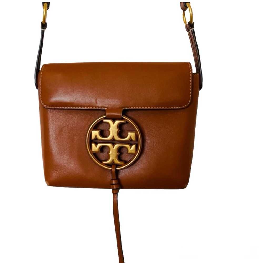 Tory Burch  Miller Leather Crossbody in Aged Came… - image 3